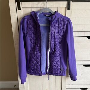 Snozu Women's Purple Quilted Puffer Jacket